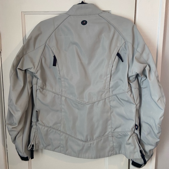 Joe Rocket Rocket Girl Women's Gray Padded Full Zip Motorcycle Jacket Size L - Picture 2 of 12